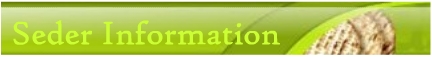 Seder Information (Green)